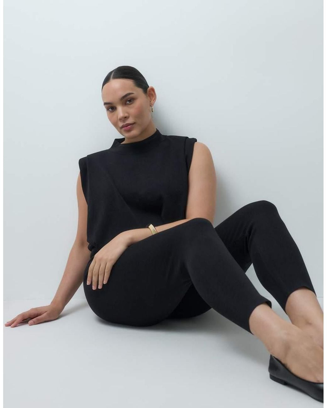 ASOS Blue Asos Design Curve Knitted legging Co-ord