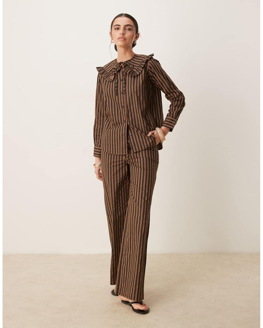 Glamorous Natural Wide Leg Pants