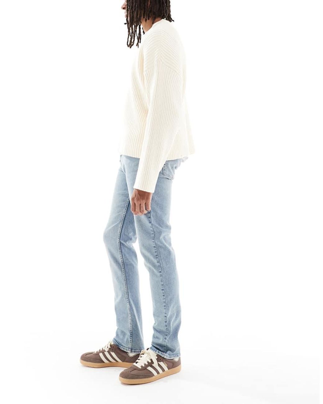 New Look Blue Slim Stretch Jeans for men