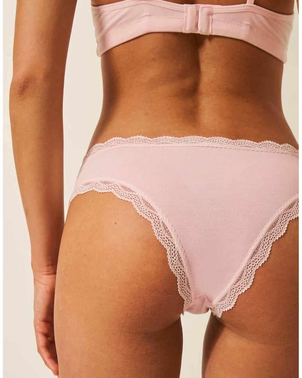 Stripe & Stare Black Brazilian Knicker Four Pack