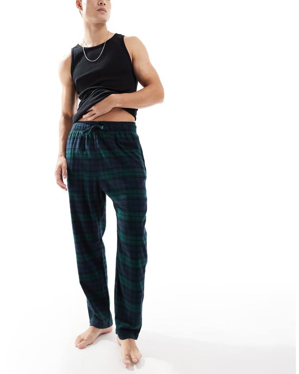 Hollister Nightwear Long Sleeve Top baggy Trouser Set in Blue for Men Lyst UK