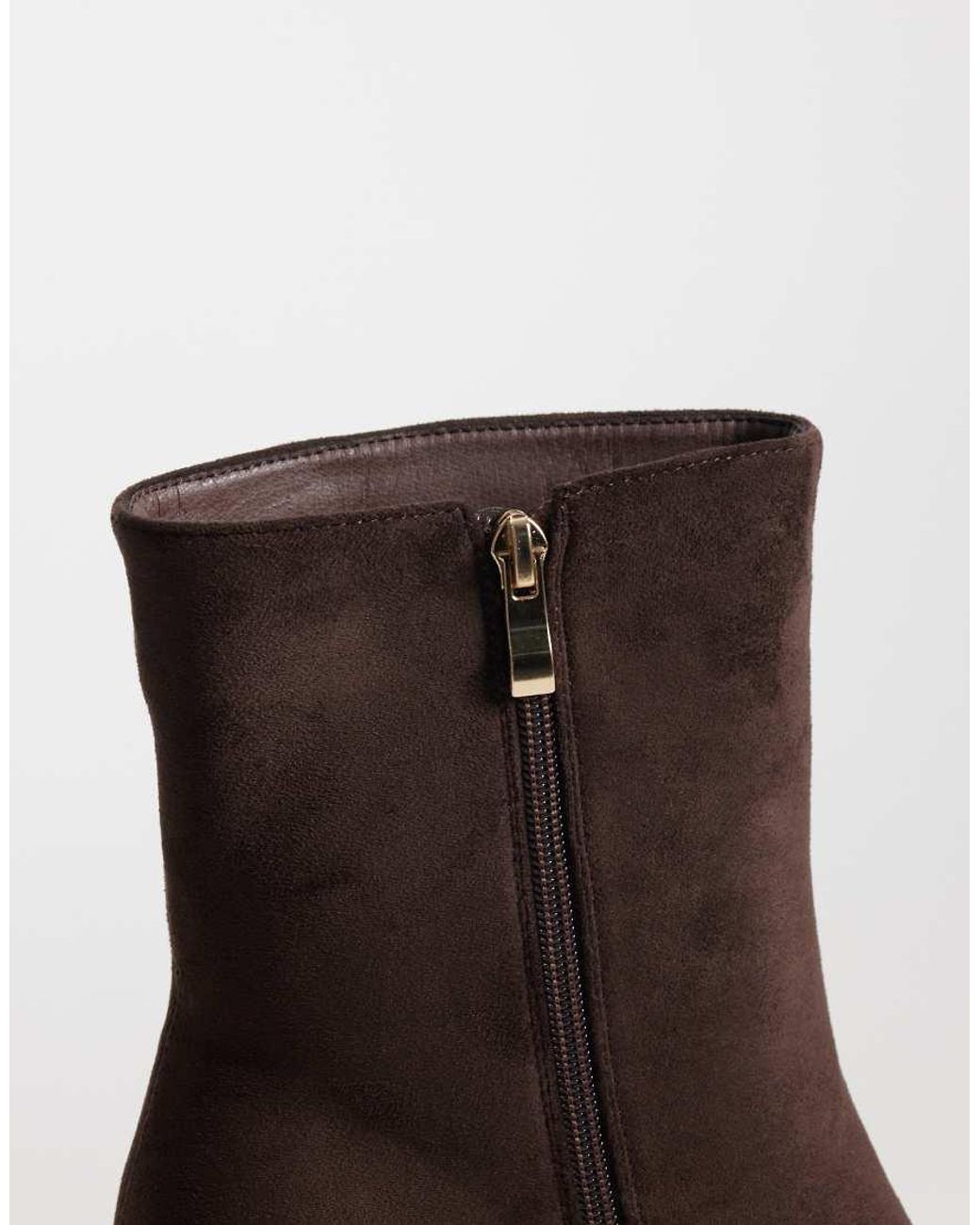 SIMMI Brown Simmi London Wide Fit Ember Pointed Ankle Boots