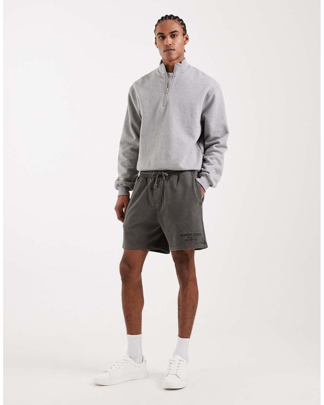 Tommy Hilfiger Gray New Classics Shorts for men