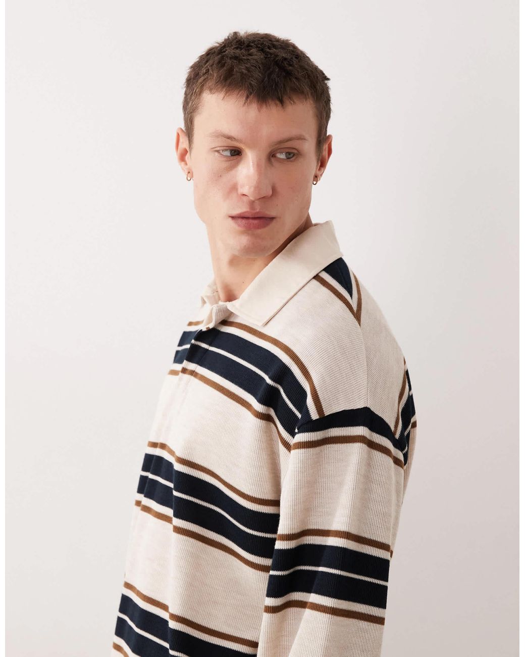Polo ASOS pour homme en coloris Natural