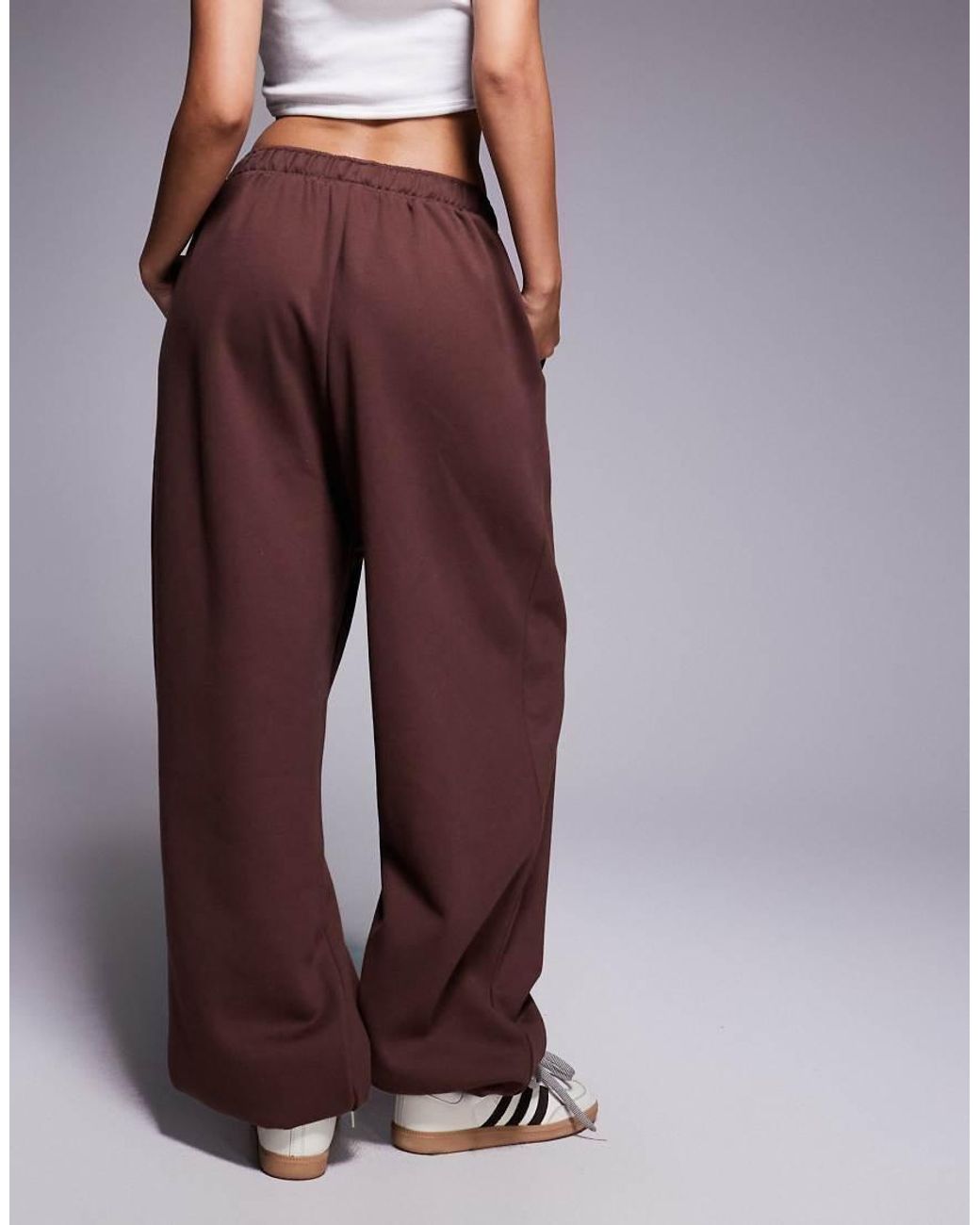 Adidas Originals Purple Linear Logo Trackies