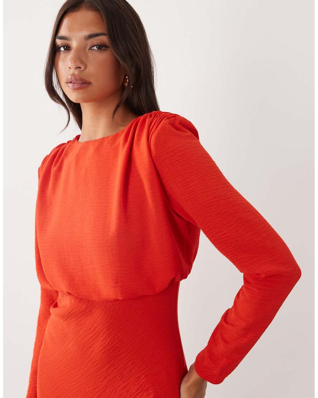 ASOS Red Batwing Maxi Dress