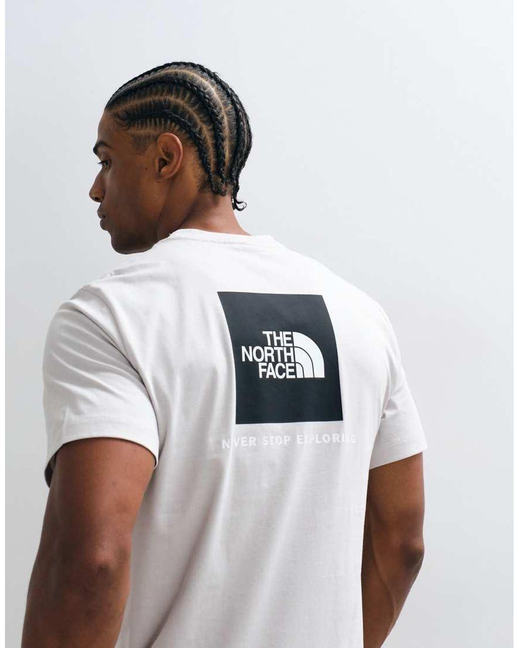 The North Face White Evolution Box Nse Short Sleeve T-Shirt for men