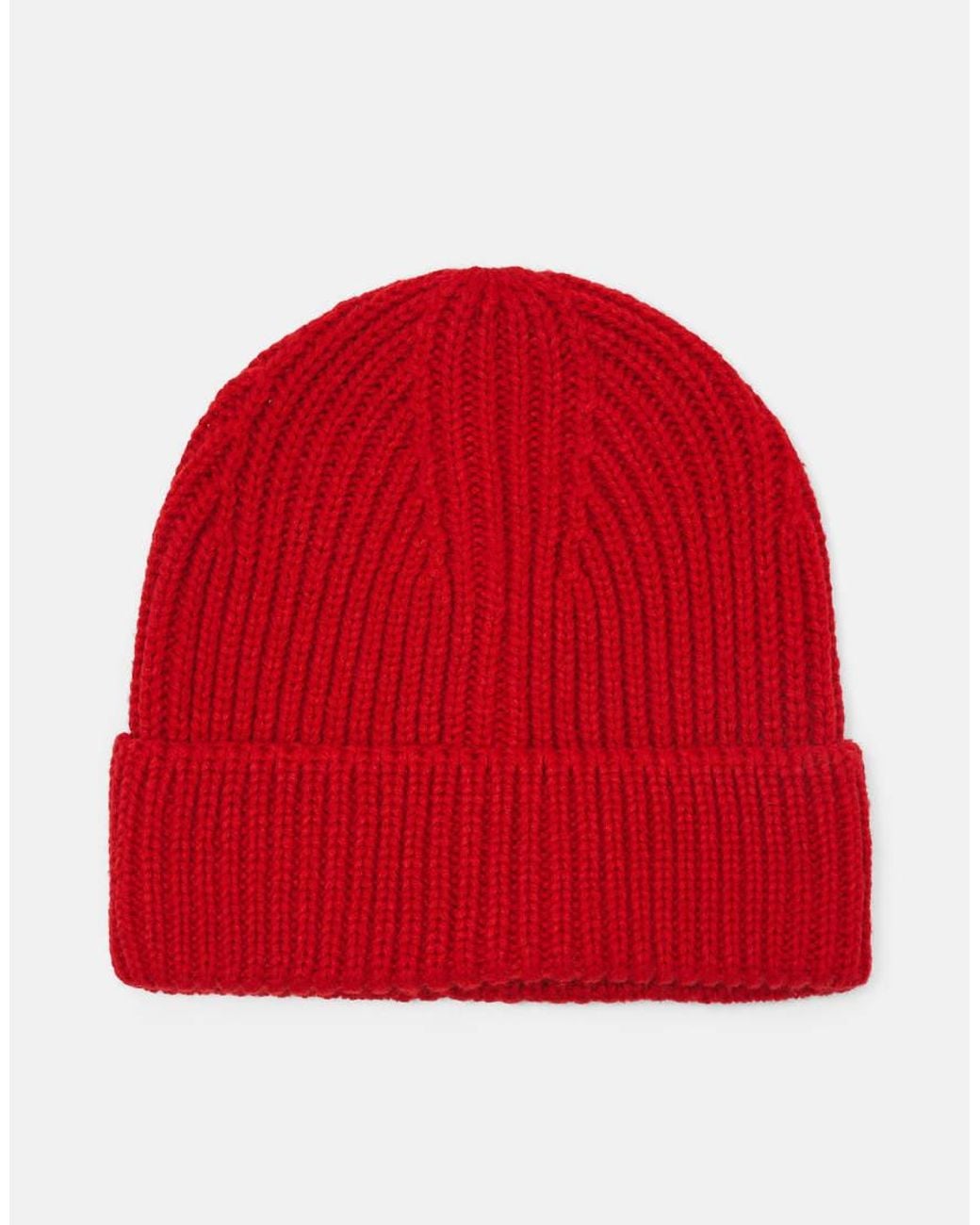 Pull&Bear Pink Chunky Knit Beanie for men