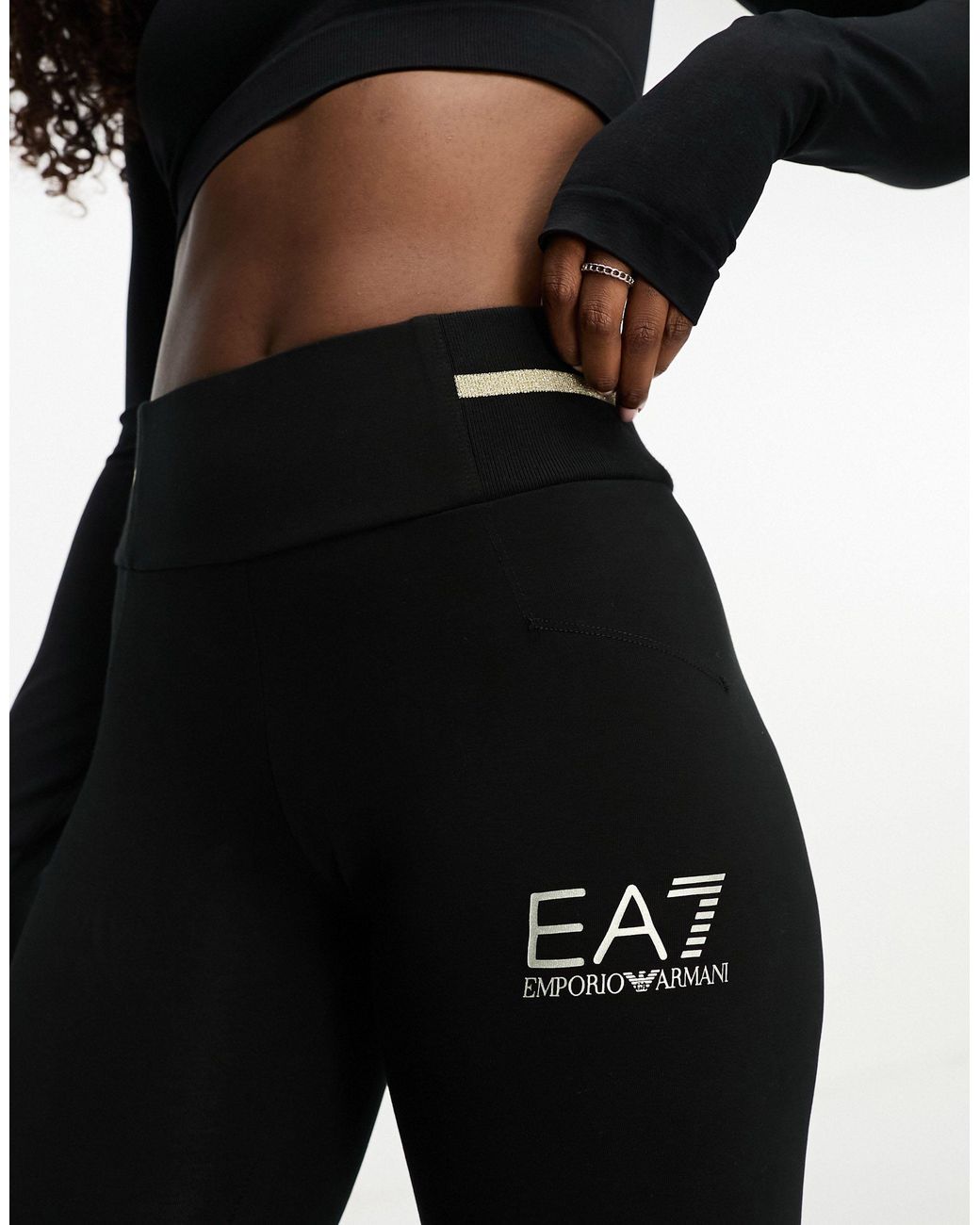 EA7 Flared leggings in Black