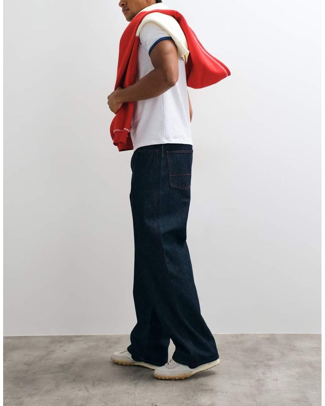 ASOS Blue baggy Jeans for men