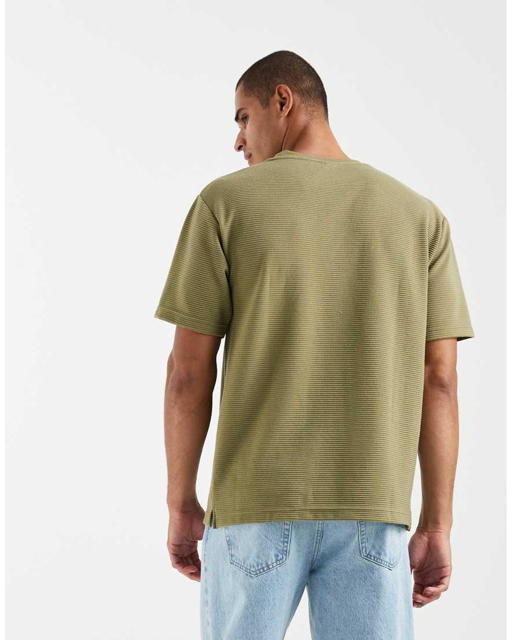 ASOS Green Heavyweight Relaxed T-shirt for men