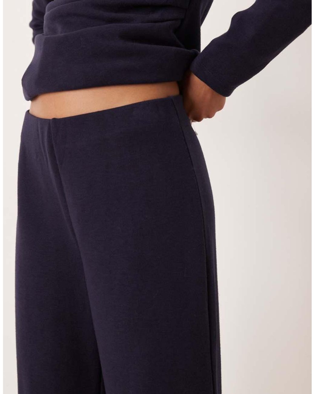 Mango Blue Canela Knitted Trouser Co-Ord