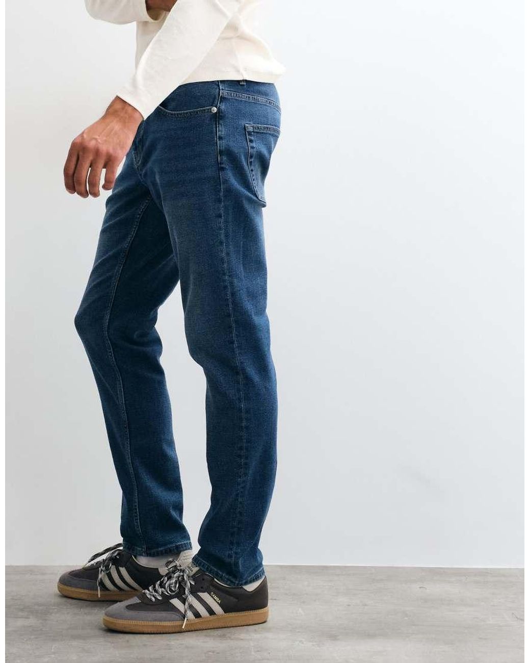 Only & Sons Blue Weft Regular Fit Jeans for men