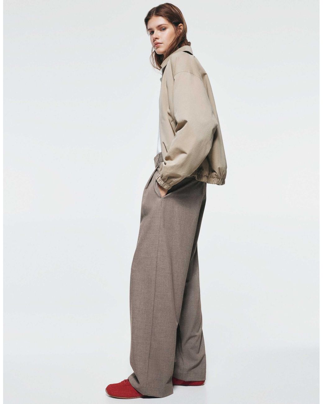 Pantalon Pull&Bear en coloris White