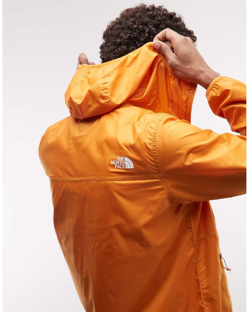 The North Face Orange Cyclone Wind Jacket for men