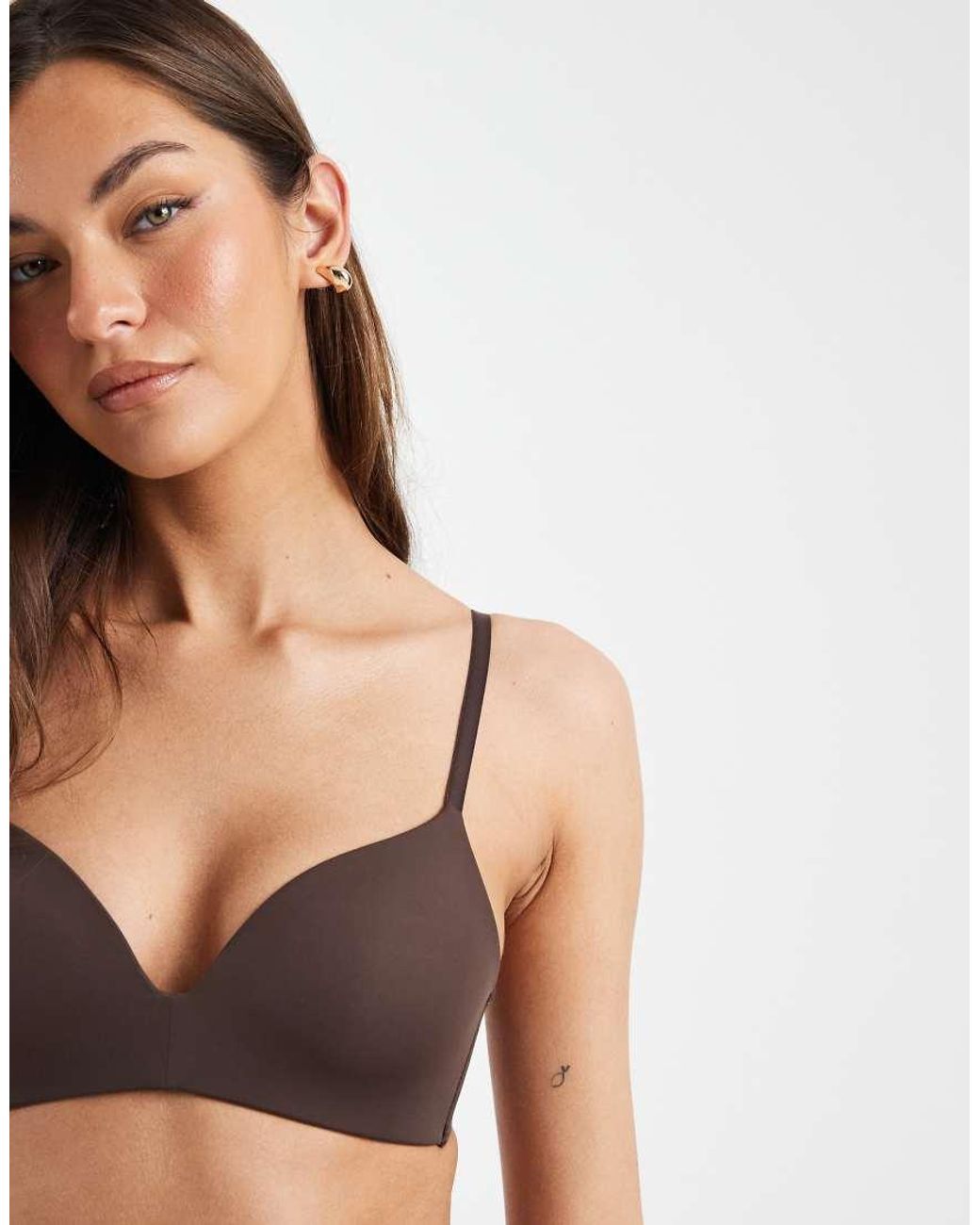 ONLY Brown Moulded Bra