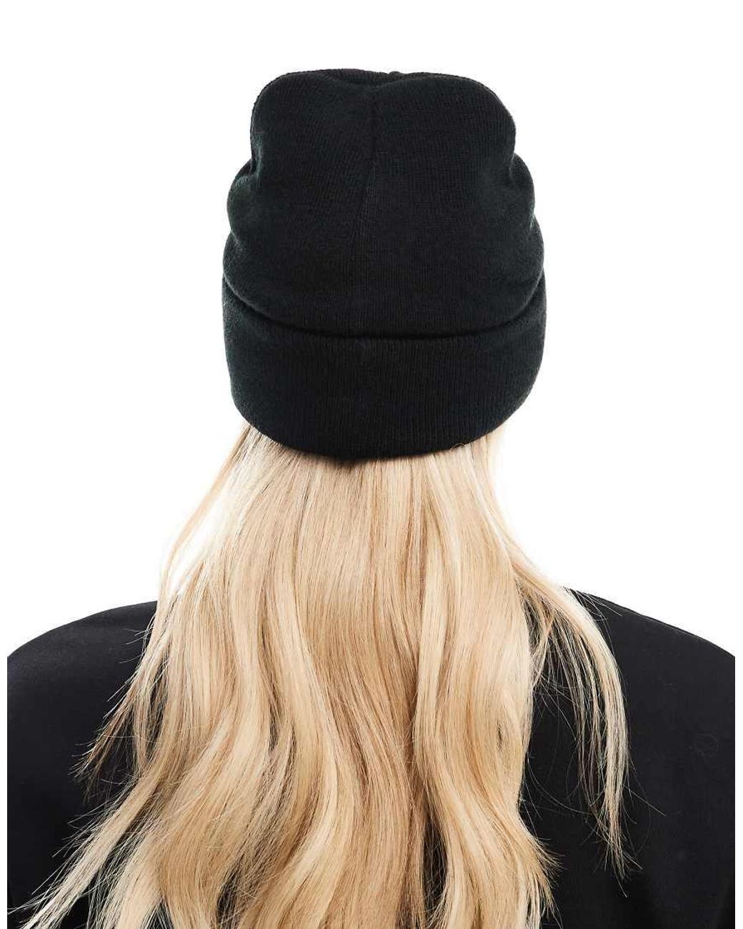 OOSC Black Classique Ski Beanie With Logo
