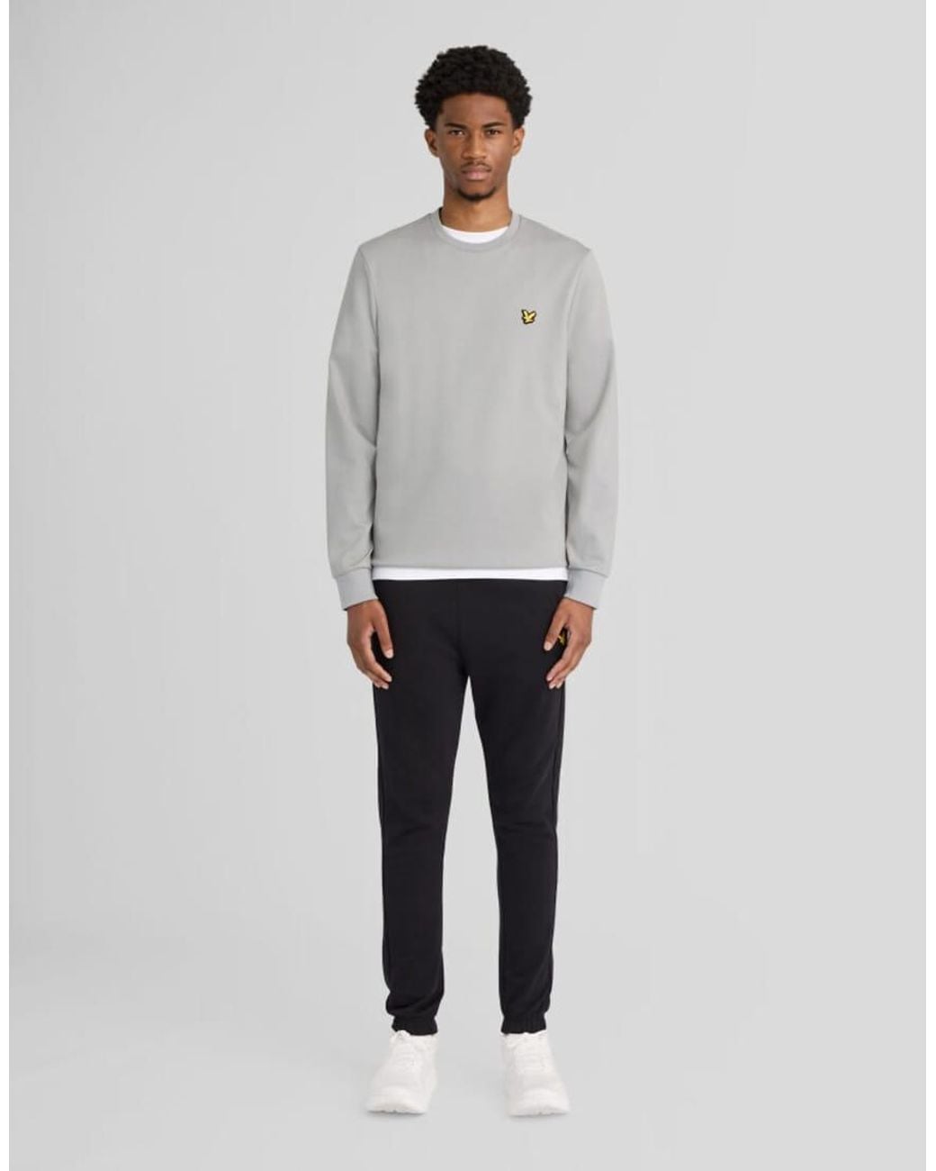 Lyle & Scott Gray Sports Lightweight Sweatshirt for men
