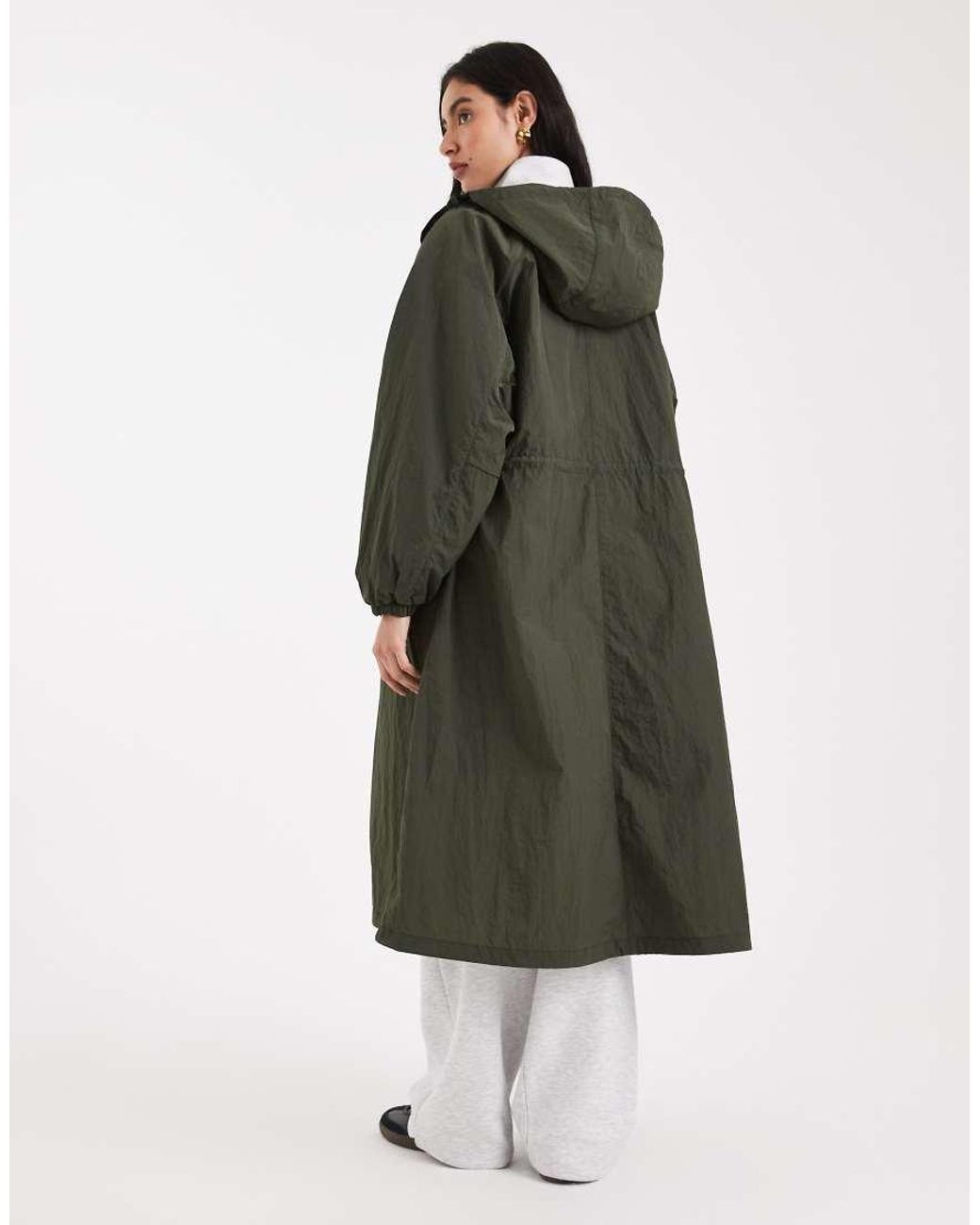 Levi's White Oversized Lightweight Parka