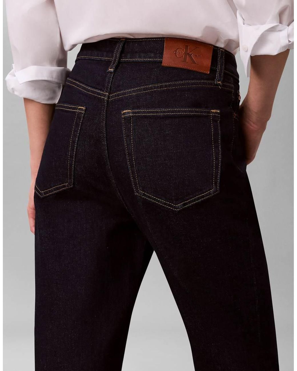 Calvin Klein Gray High Rise Bootcut Jeans