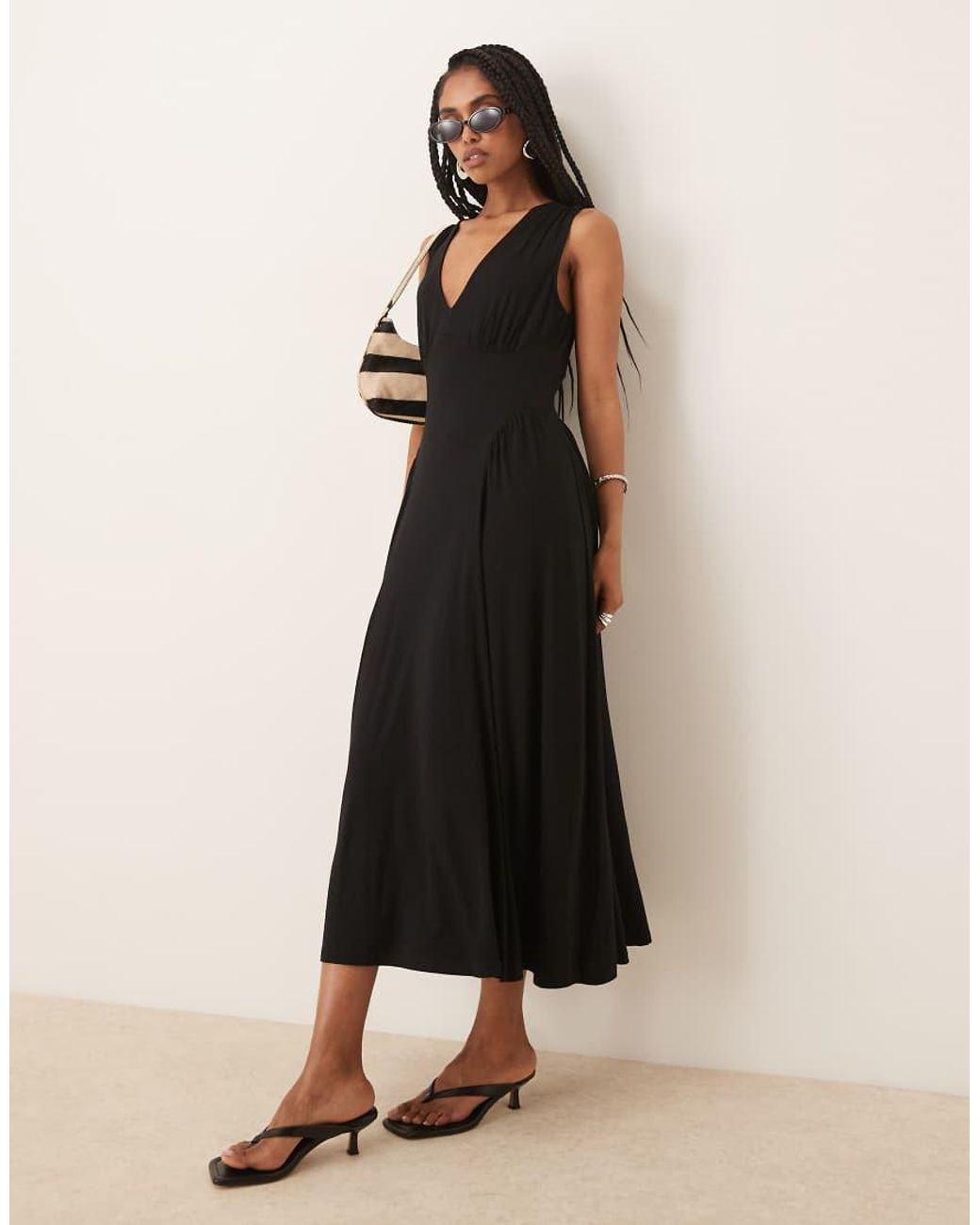 Nobody's Child Natural Starlight Structured Jersey Midi Dress