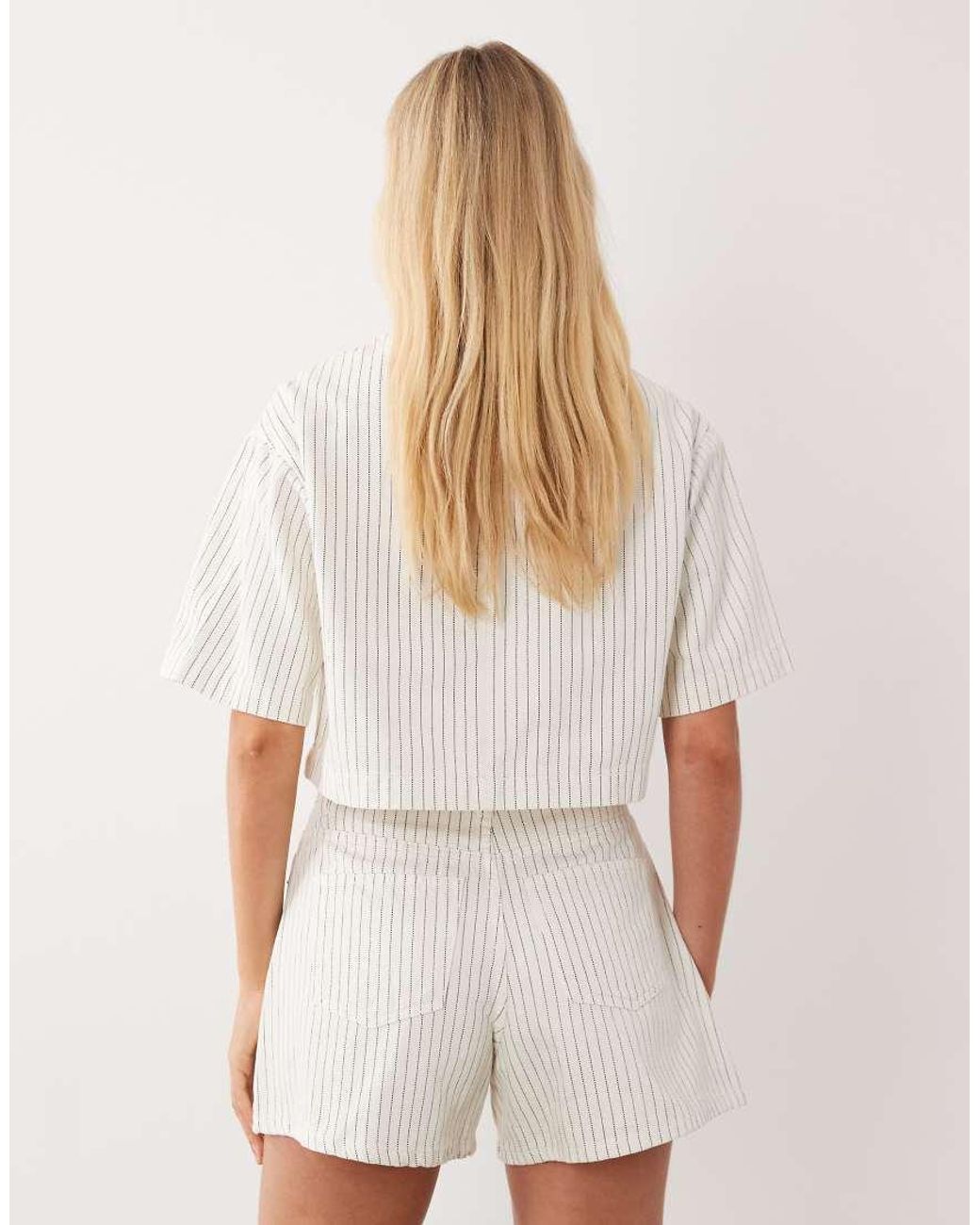 ASOS Natural Longer A Line Short Co-Ord