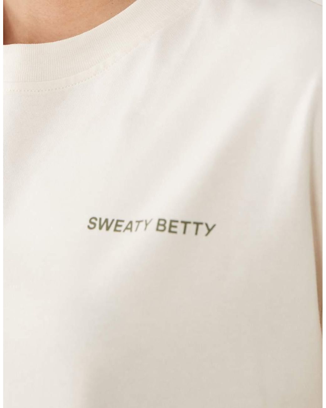 Sweaty Betty Natural British Heritage Graphic T-shirt