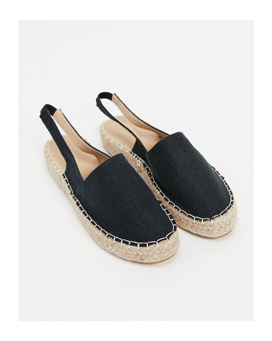 slingback espadrilles flat