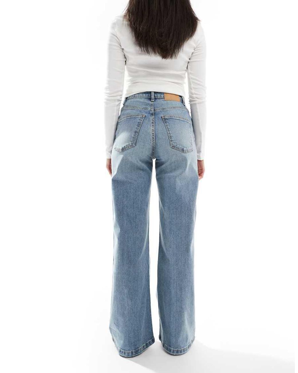 Cotton On Blue Stretch Wide Leg Jean