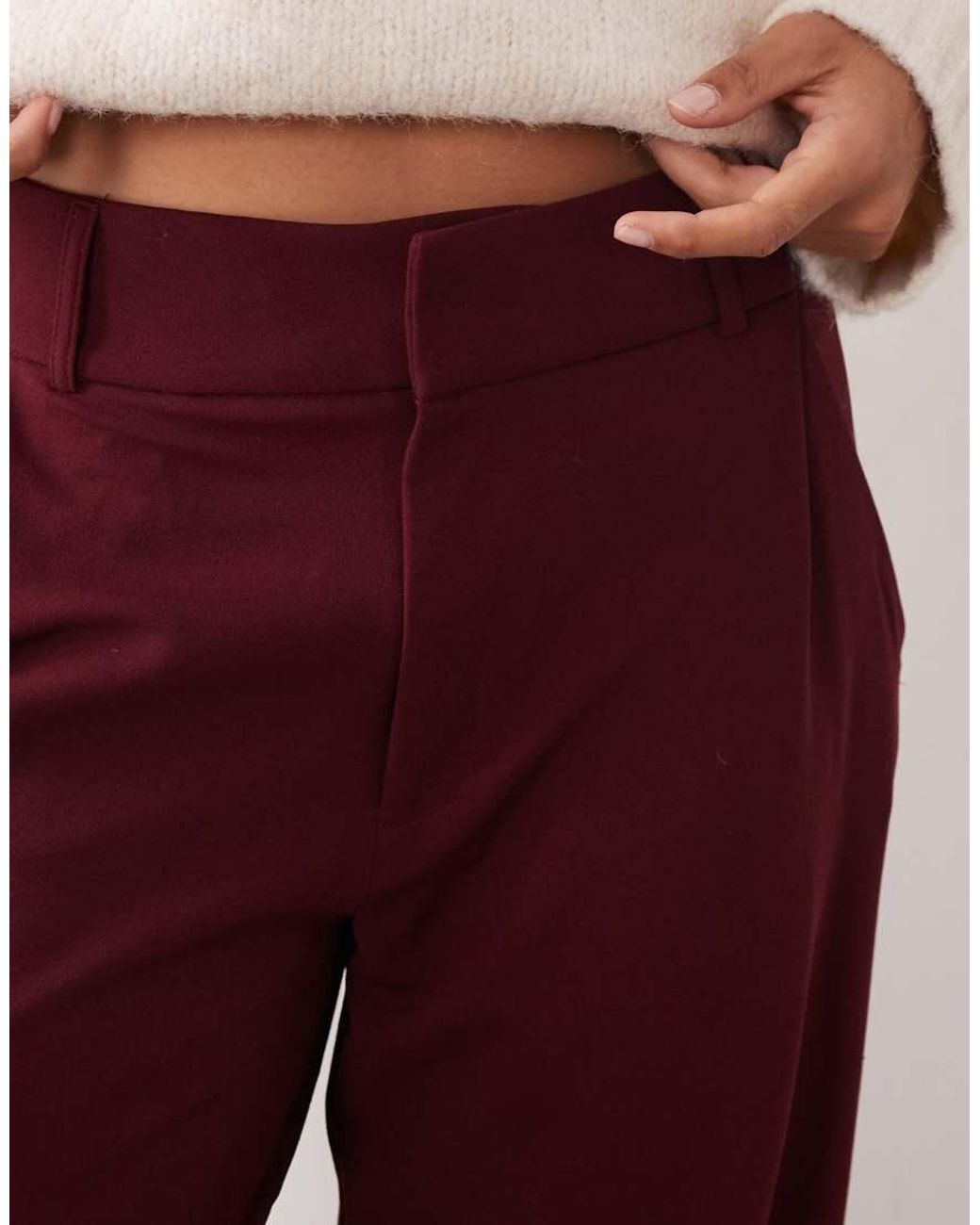 Jdy Natural Wide Leg Tailo Trousers