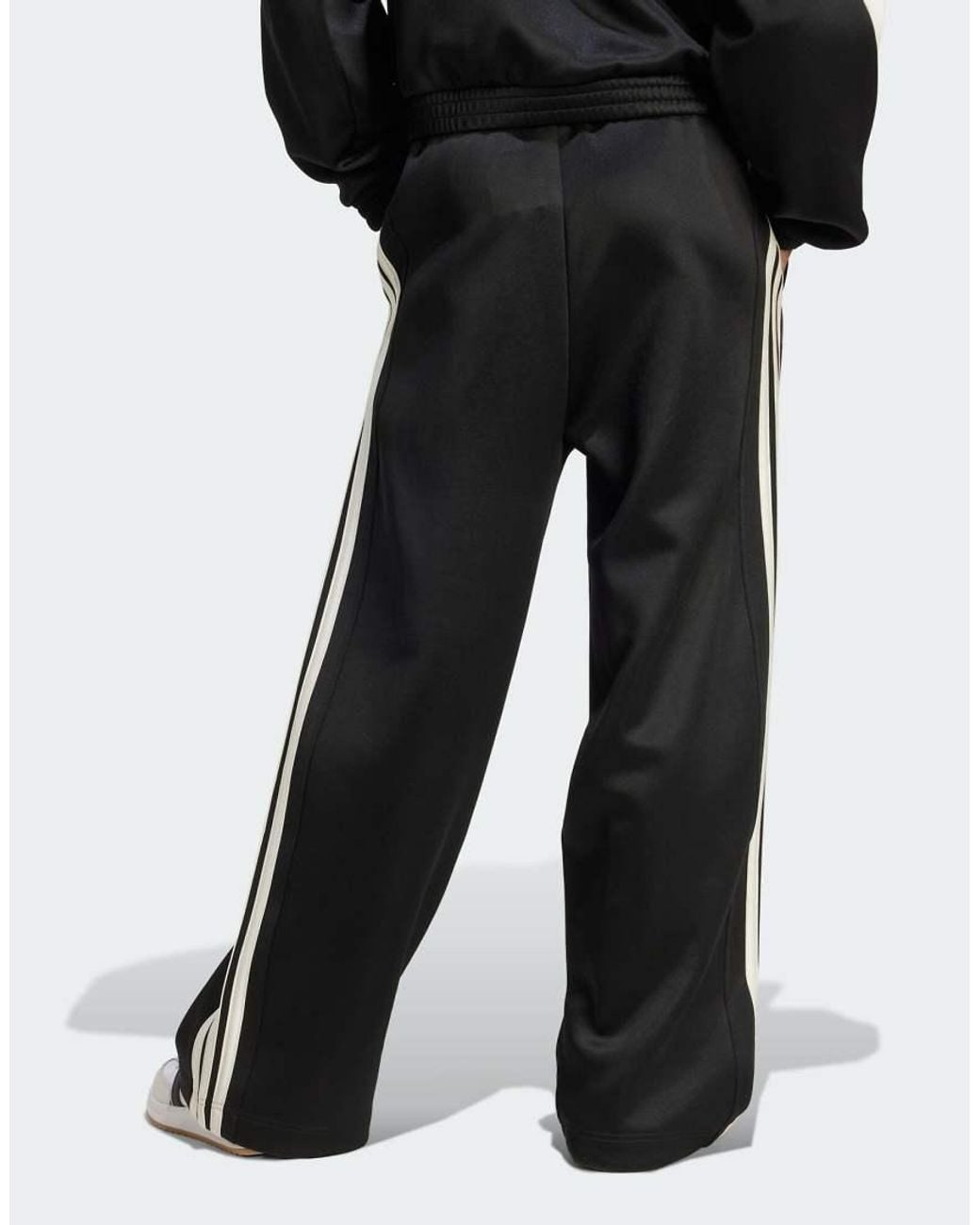 Adidas Originals Black Stadium 3-Stripes Track Pants