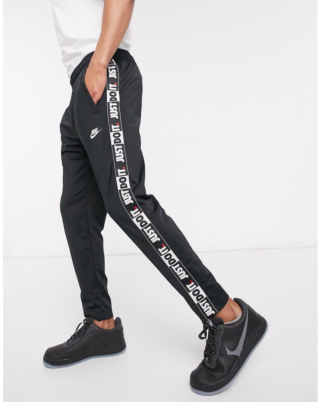 Nike – just do it – schmal zulaufende e jogginghose mit bündchen in Schwarz  für Herren | Lyst AT