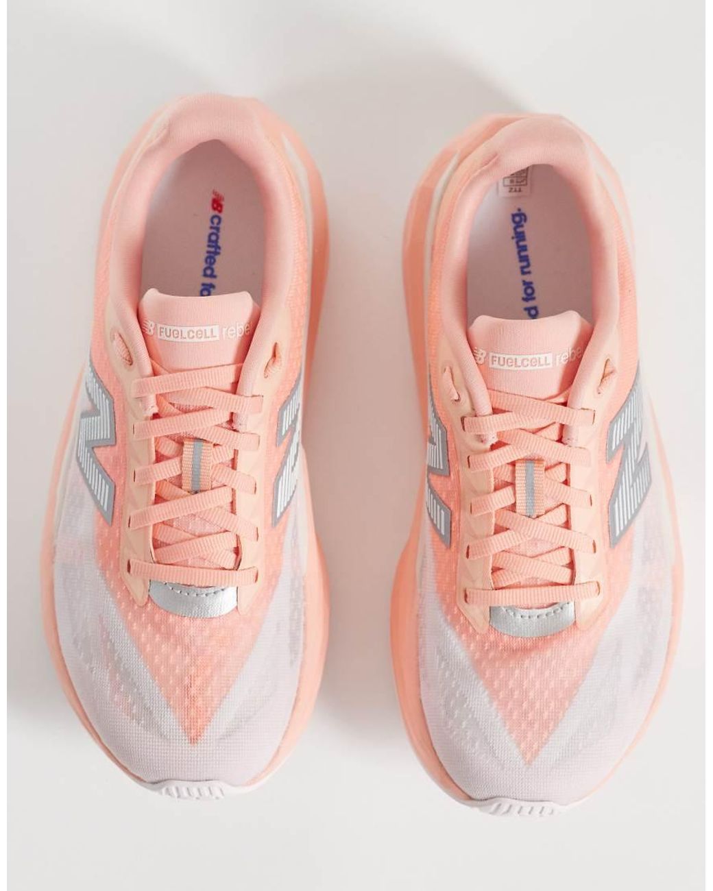 New Balance Pink Fuelcell Rebel V5 Womens Running Trainers