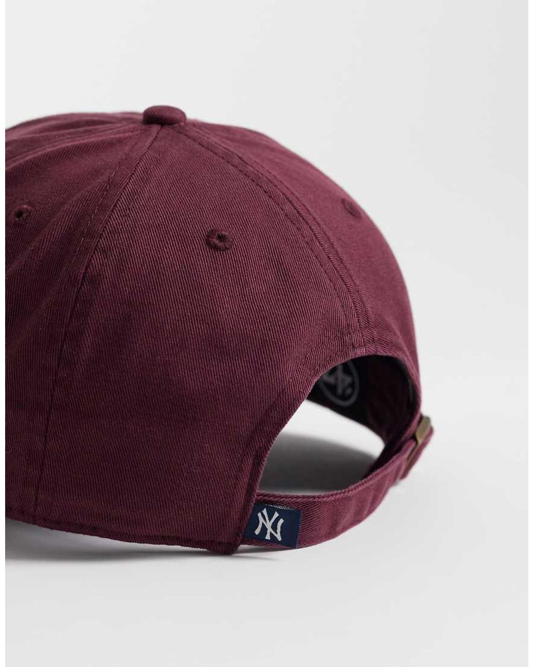 '47 Red Ny Yankees Clean Up Cap