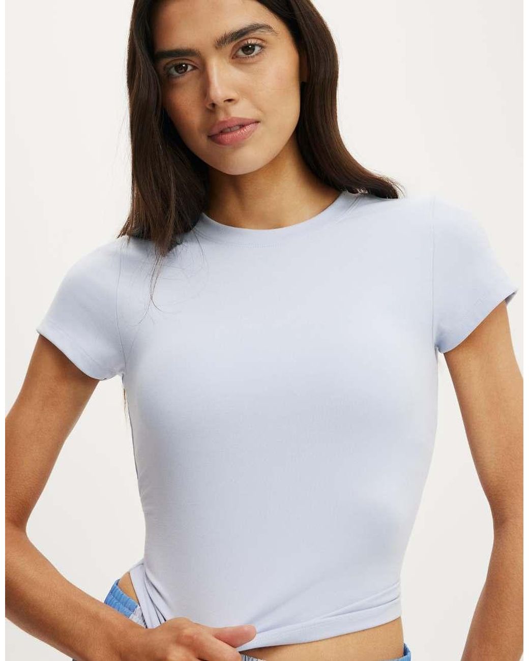 Cotton On White Ultra Soft Fitted Tshirt