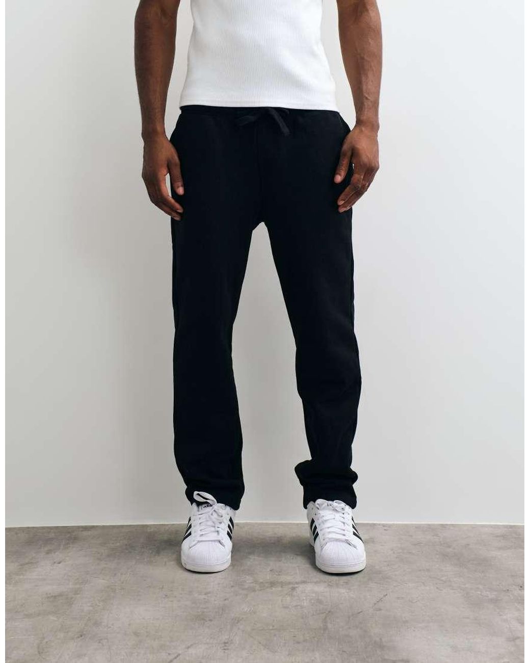 ASOS Gray Premium Heavyweight Straight Leg jogger for men