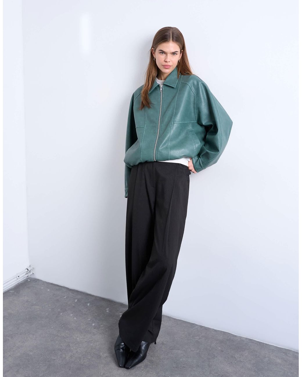TOPSHOP Blue – jacke aus pu