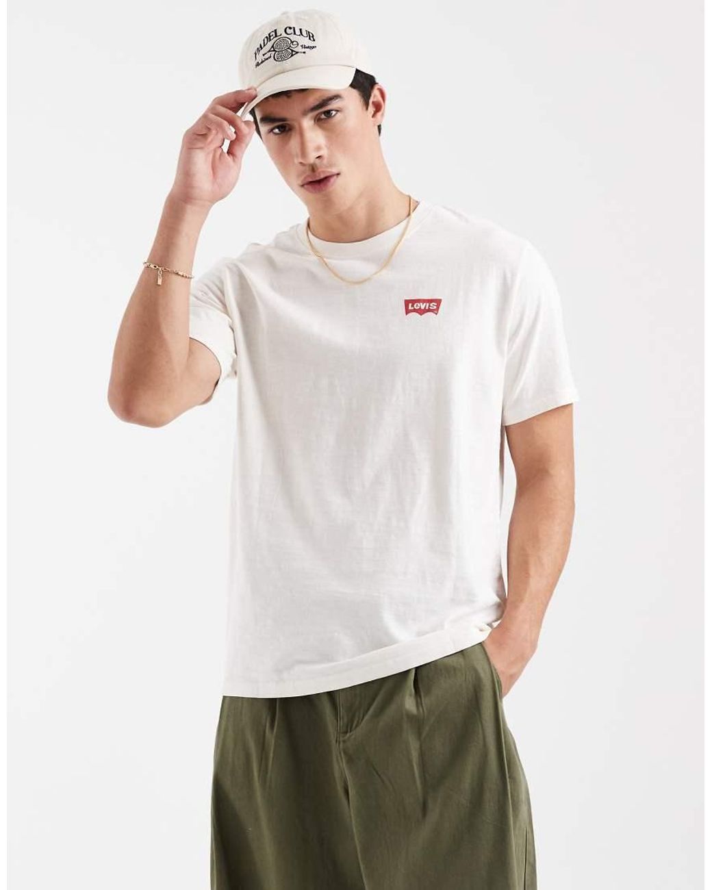 Levi's White Back Graphic Relaxed T-shirt for men