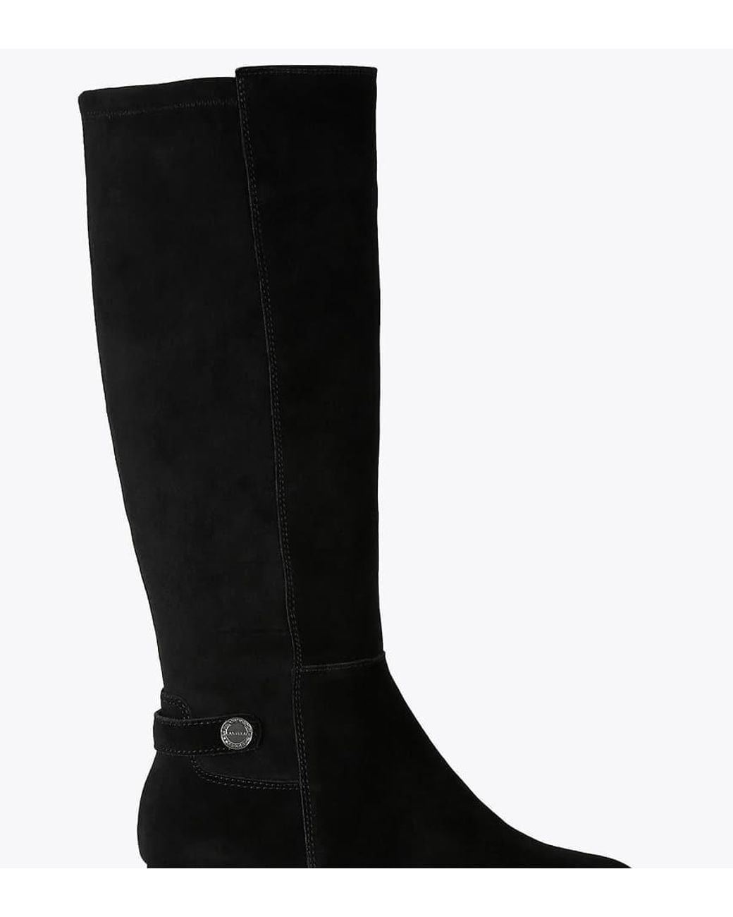 Carvela Kurt Geiger Black Gaia Knee2 Wide Fit Knee Boots