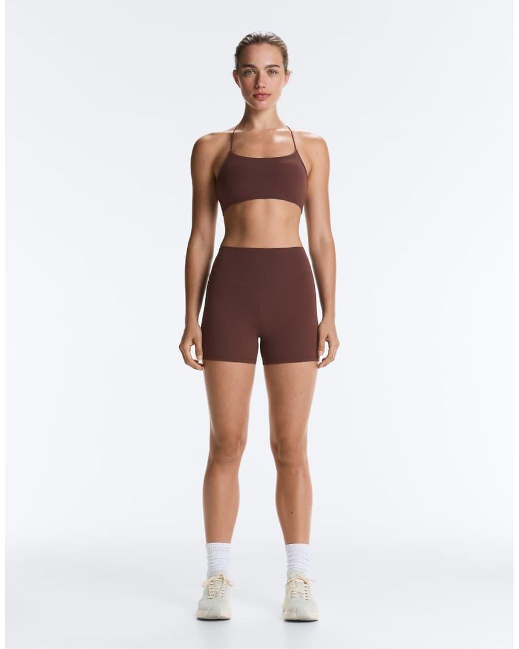 Oysho Red Comfortlux High-rise 10cm Hot Pants