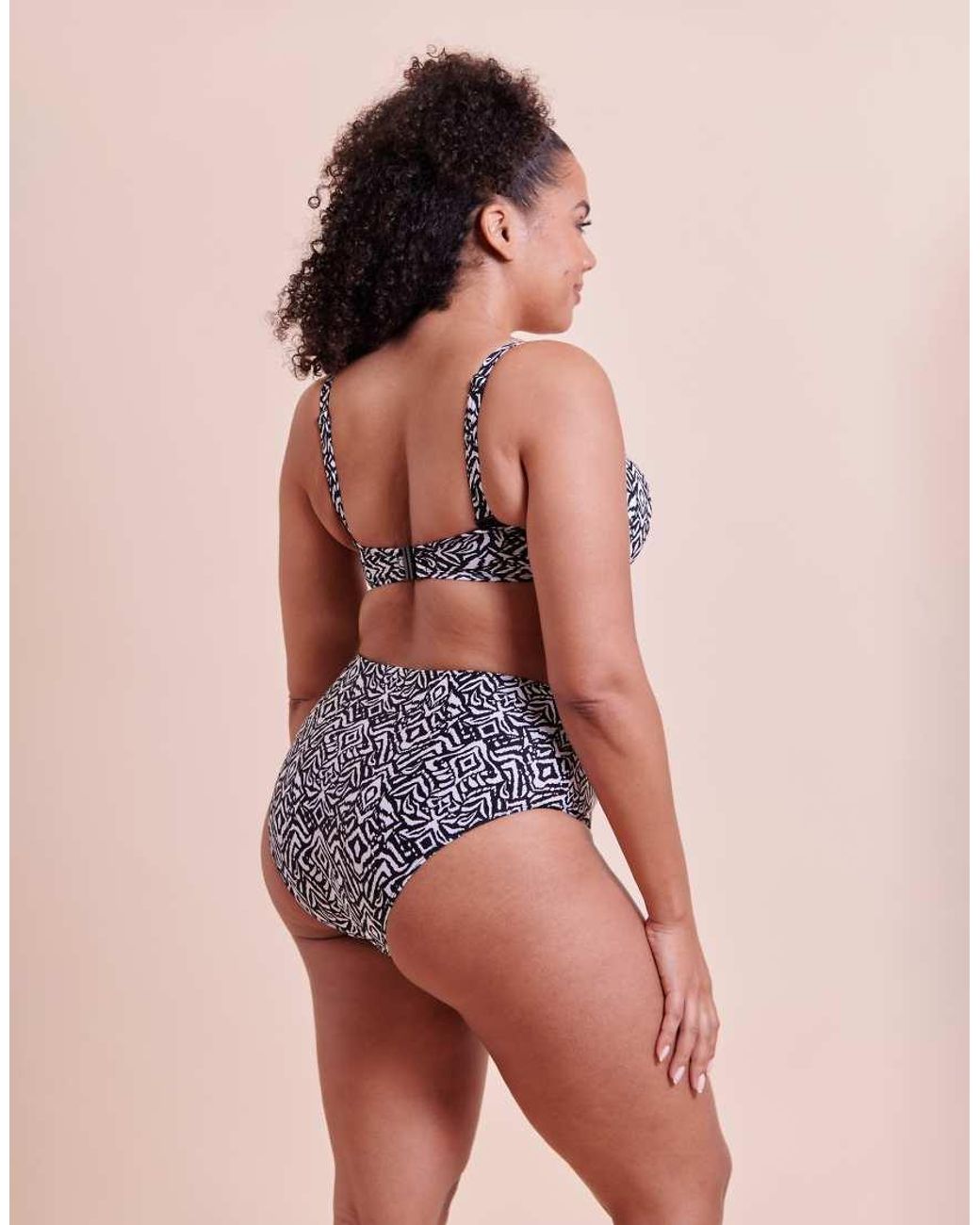 Curvy Kate Black Wild Horizon High Waist Bikini Brief