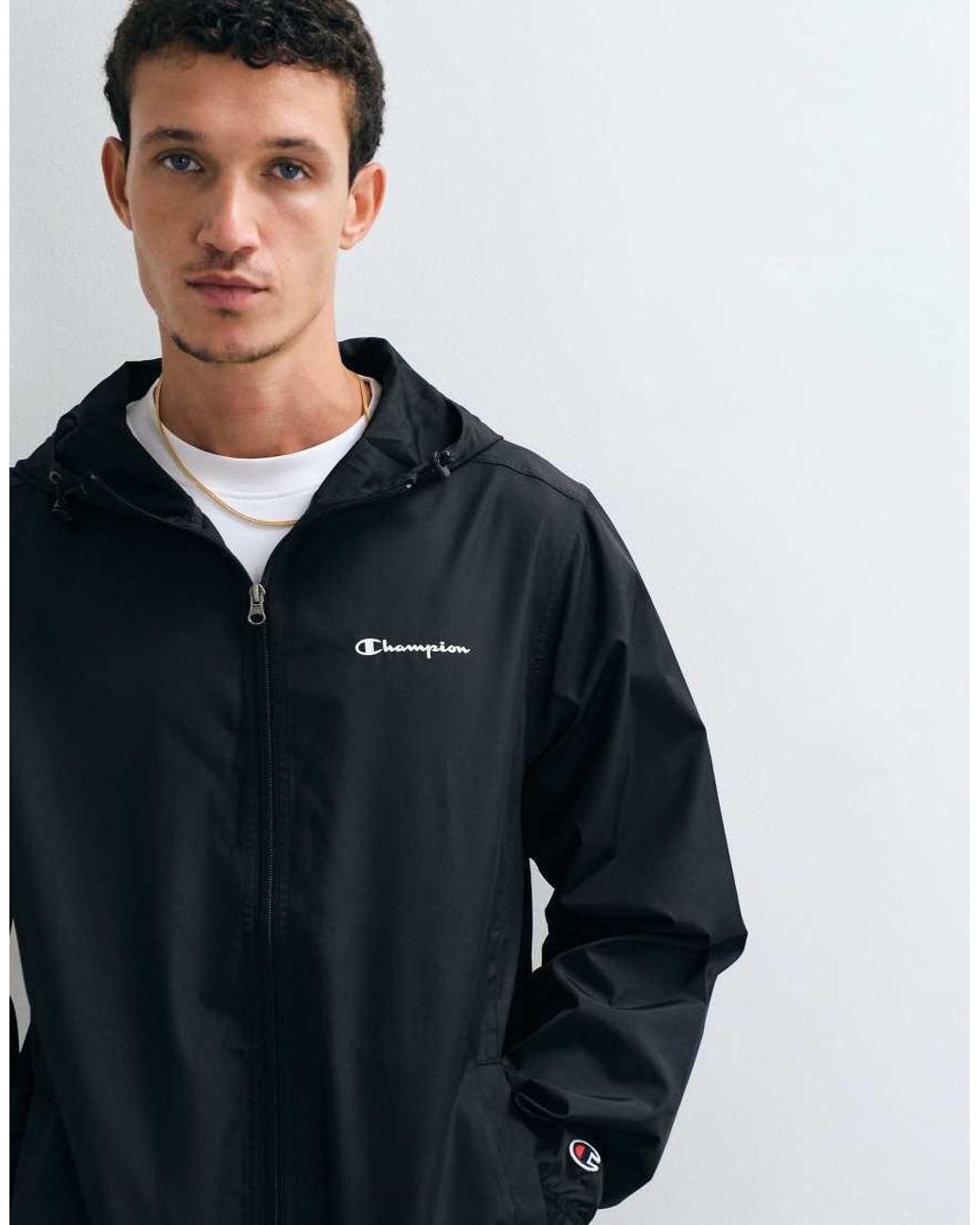 Champion Blue Outdoor Windbreaker for men