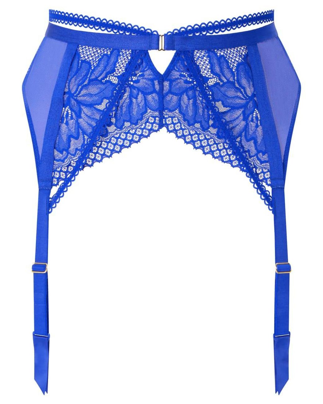 Ann Summers Blue Yours Truly Suspender Belt