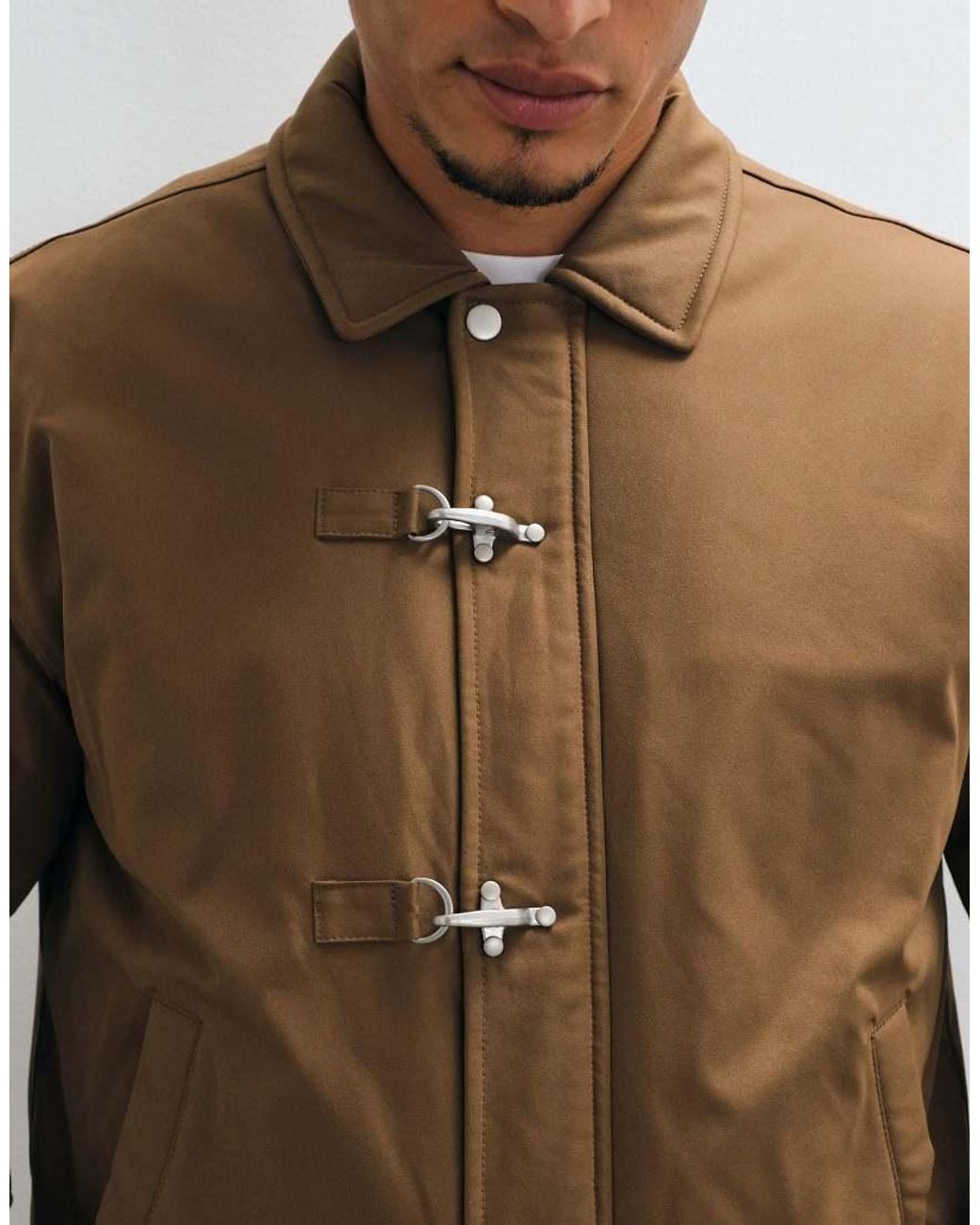 ASOS Gray Oversized Bomber Jacket for men