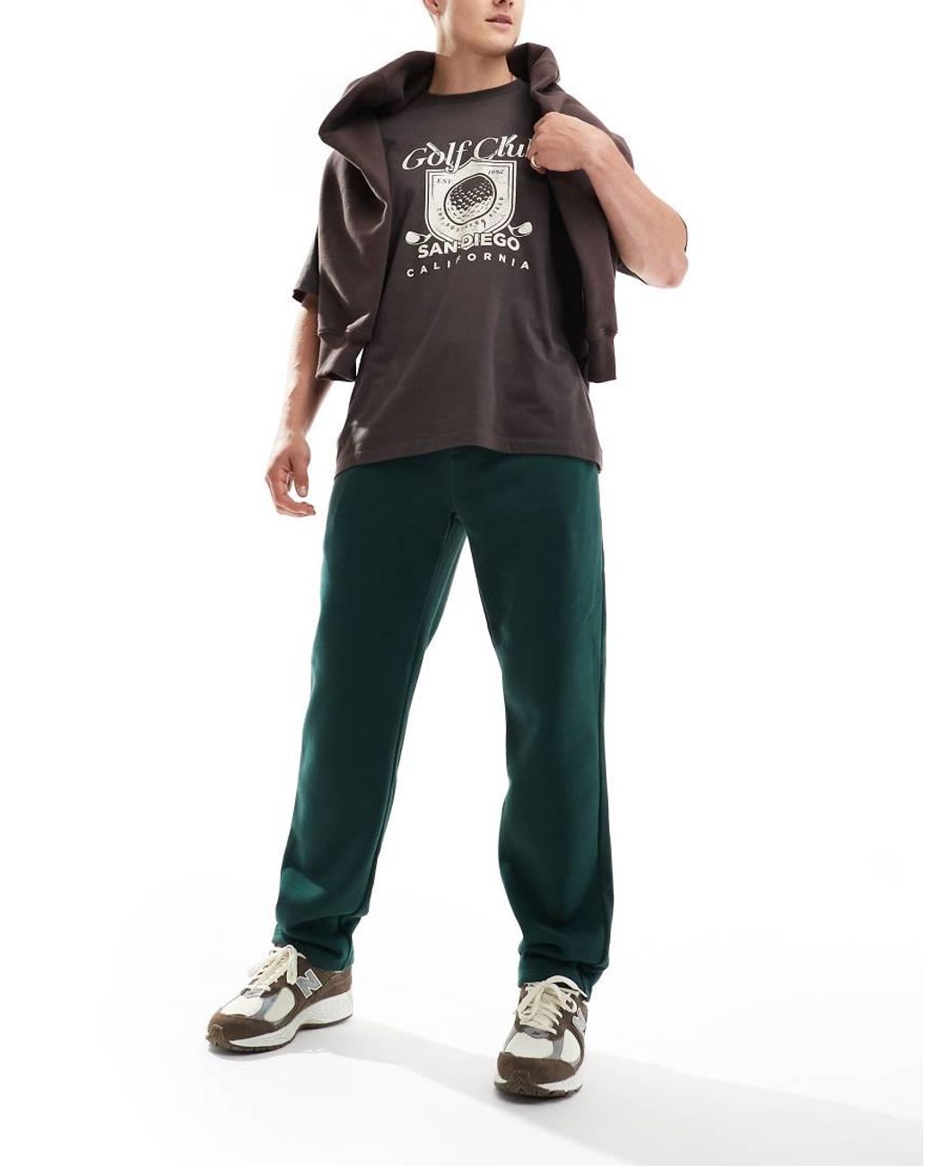 Cotton On Relaxed Track Pant in Black for Men Lyst UK