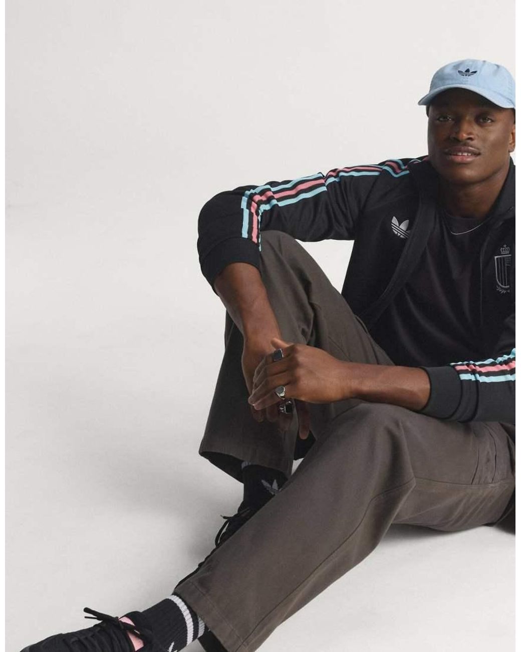 Adidas Originals Blue Belgium Originals Track Top for men