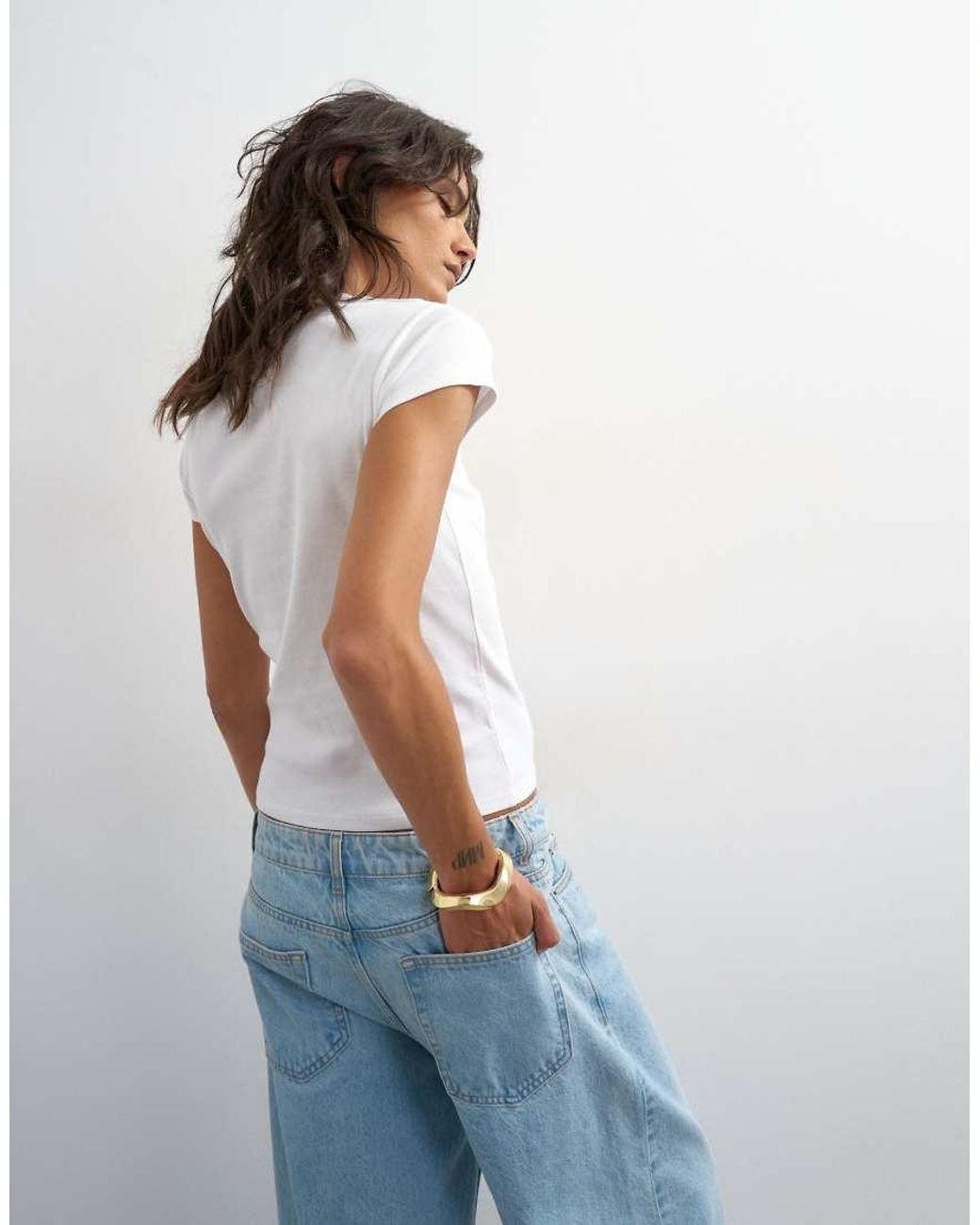 TOPSHOP Blue Everyday Tee