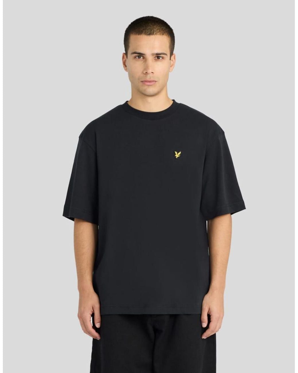 Lyle & Scott Black Ss T-Shirts Ultra Soft T-Shirt for men