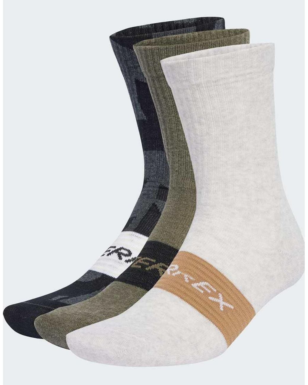 Adidas Originals Black Terrex Multi 3 Pack Socks