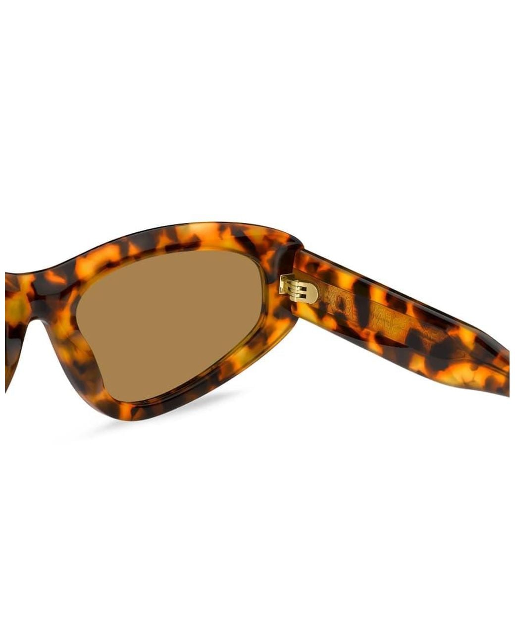 Marc Jacobs Brown Marc Jac Sun Cat Eye Sunglasses With Lenses